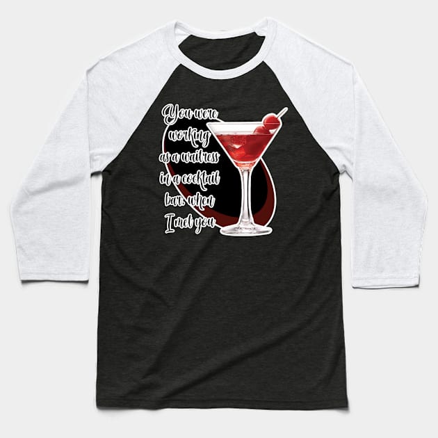 Don't You Want Me Baby Baseball T-Shirt by David Hurd Designs